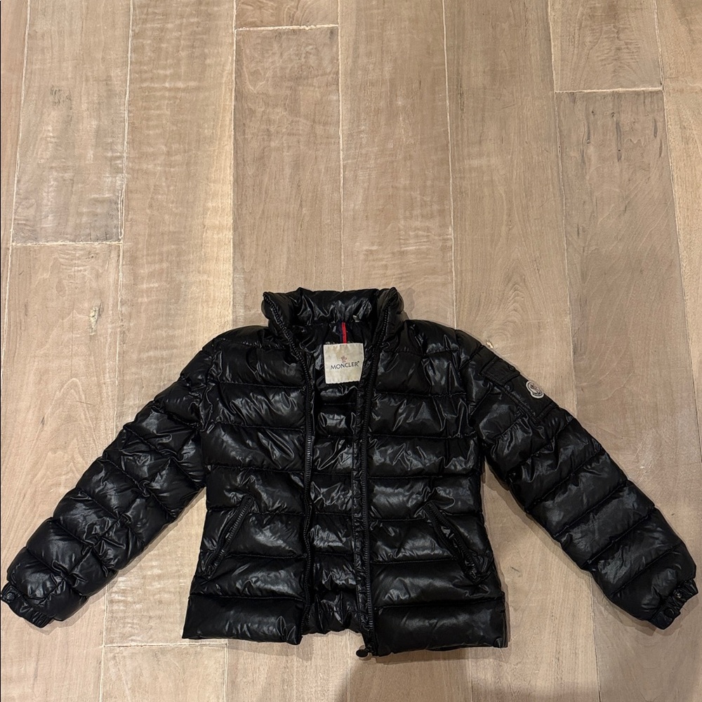 Moncler Shiny Black Puffer Jacket